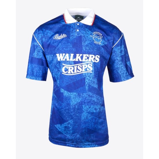 Camiseta Retro de Casa Leicester City Infantil 1990