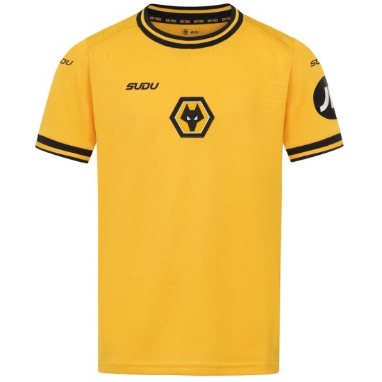Camiseta de casa de niño Wolverhampton Wanderers 2024/25 Camiseta de casa de niño Wolverhampton Wanderers 2024/25
