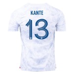 N'Golo Kante #13 Francia Camiseta de Visita Mundial 2022 N'Golo Kante #13 Francia Camiseta de Visita Mundial 2022