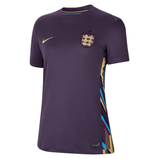 Camiseta Femenina Inglaterra de Visita EURO 2024 Camiseta Femenina Inglaterra de Visita EURO 2024