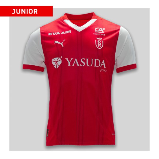 Camisa de casa para niño Reims 2024/25 Camisa de casa para niño Reims 2024/25