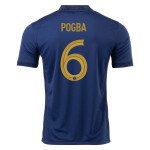 Paul Pogba #6 Francia Camiseta de Local Mundial 2022 Paul Pogba #6 Francia Camiseta de Local Mundial 2022