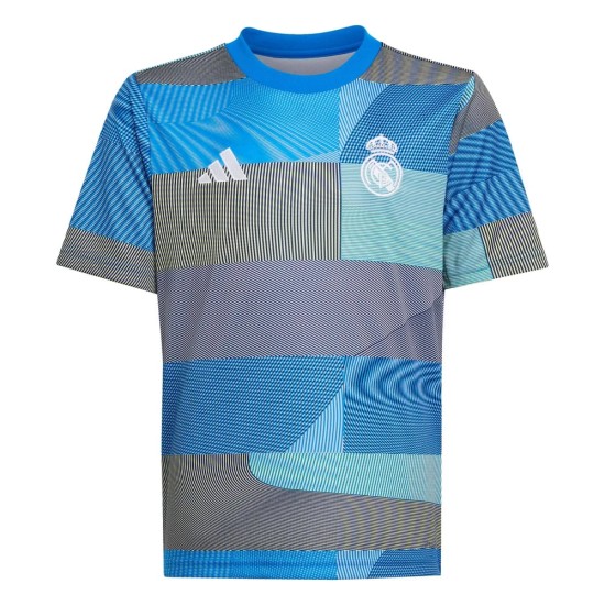 Camiseta de calentamiento tercera del Real Madrid 2025/26 para niño Camiseta de calentamiento tercera del Real Madrid 2025/26 para niño