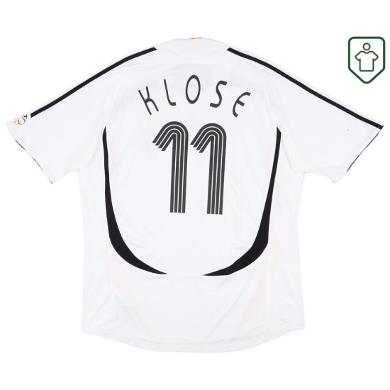 Camiseta retro local Alemania 2005/07 para hombre Klose #11 Camiseta retro local Alemania 2005/07 para hombre Klose #11