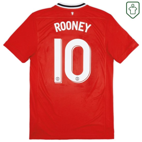 Camiseta retro local hombre Manchester United 2011/12 Rooney #10