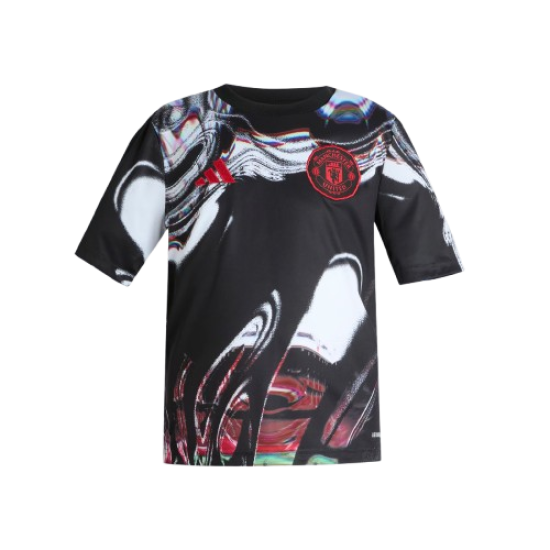 Niño Manchester United 2025/26 Tercera Camiseta Pre Match - Negra Niño Manchester United 2025/26 Tercera Camiseta Pre Match - Negra