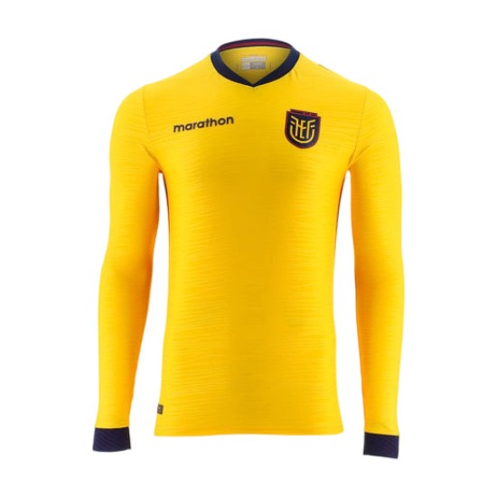 Camiseta de Manga Larga de la Copa Mundial 2026 de Ecuador Primera Equipación para Hombre
