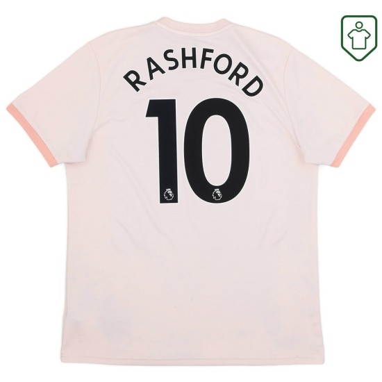 Camiseta retro visitante hombre Manchester United 2018/19 Rashford #10 Camiseta retro visitante hombre Manchester United 2018/19 Rashford #10