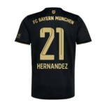 Camiseta de visitante L.HERNANDEZ Bayern Munich 2021/22 para niños