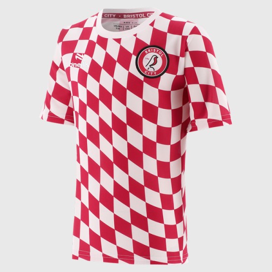 Camiseta de Calentamiento Local de Bristol City 2024/25 para Niños