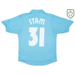 Camiseta retro Lazio 2002/03 local para hombre Stam #31