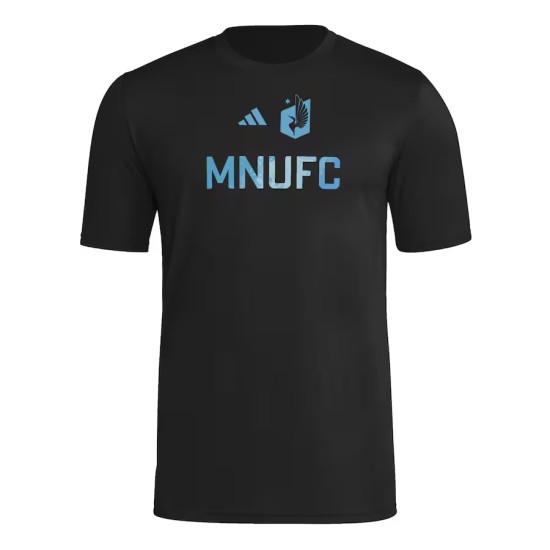 Camiseta hombre Minnesota United FC 2025 tercera Hook AEROREADY - negra