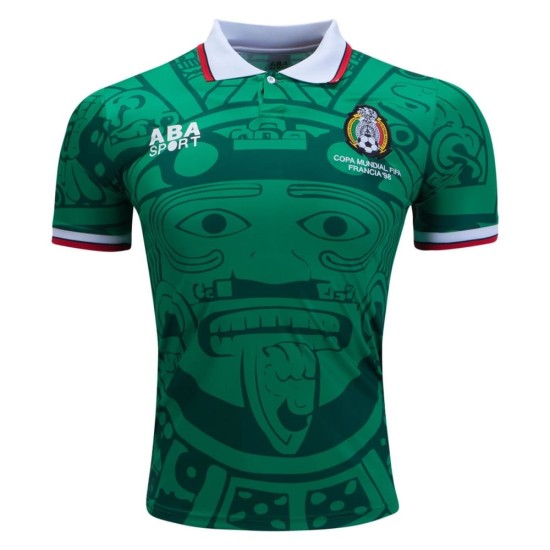 México Camiseta Retro de Local 1998 México Camiseta Retro de Local 1998