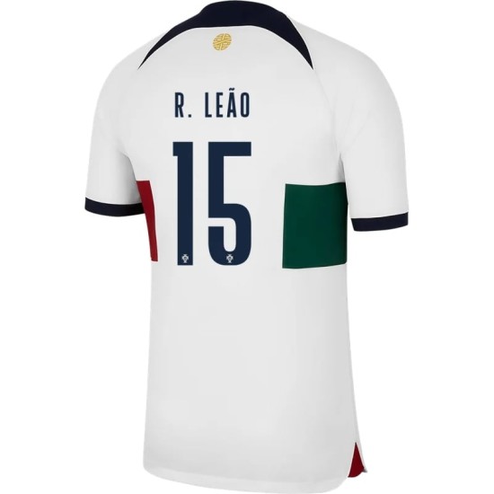Rafael Leão #15 Portugal Camiseta de Visita Mundial 2022 Rafael Leão #15 Portugal Camiseta de Visita Mundial 2022