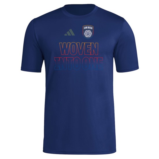 Camiseta Mujer San Diego FC 2025 Tercera Hook AEROREADY Azul Marino
