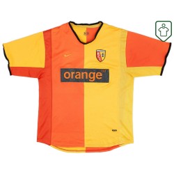 Hombre Camiseta retro local RC Lens 2001/02 Hombre Camiseta retro local RC Lens 2001/02