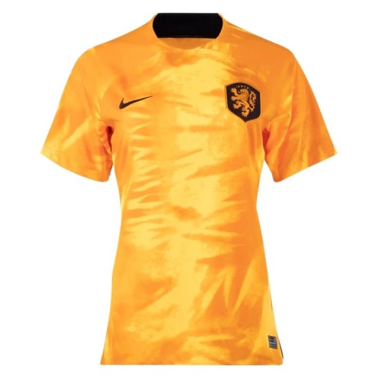 Camiseta Femenina Países Bajos de Local Mundial 2022 Camiseta Femenina Países Bajos de Local Mundial 2022