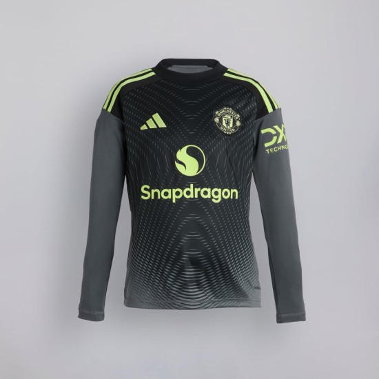 Camiseta de Portero de Manga Larga para Niño del Manchester United 2025/26 Camiseta de Portero de Manga Larga para Niño del Manchester United 2025/26