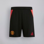 Pantalones cortos de local de hombres Manchester United 2024/25 - Negro Pantalones cortos de local de hombres Manchester United 2024/25 - Negro