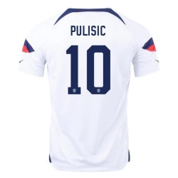 Christian Pulisic #10 USMNT Camiseta de Local Mundial 2022