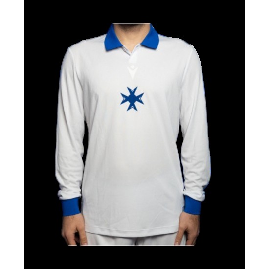 Niño AJ Auxerre 2025/26 Camiseta Heritage de Manga Larga 120.º Aniversario