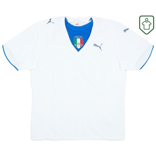 Camiseta retro visitante Italia 2006 para hombre Camiseta retro visitante Italia 2006 para hombre