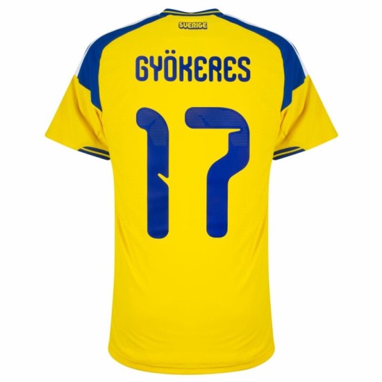 Niño Camiseta Suecia 2026 Local Auténtica Mundial GYÖKERES #17 Niño Camiseta Suecia 2026 Local Auténtica Mundial GYÖKERES #17