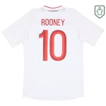 Camiseta retro local Inglaterra 2012/13 para hombre Rooney #10