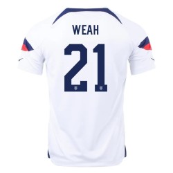 Timothy Weah #21 USMNT Camiseta de Local Mundial 2022