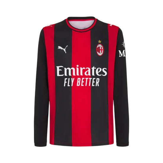 Camiseta de manga larga de local Milan 2026/27 para mujer