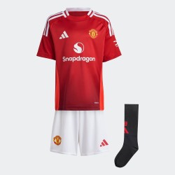 Kit de casa de niño Manchester United 2024/25