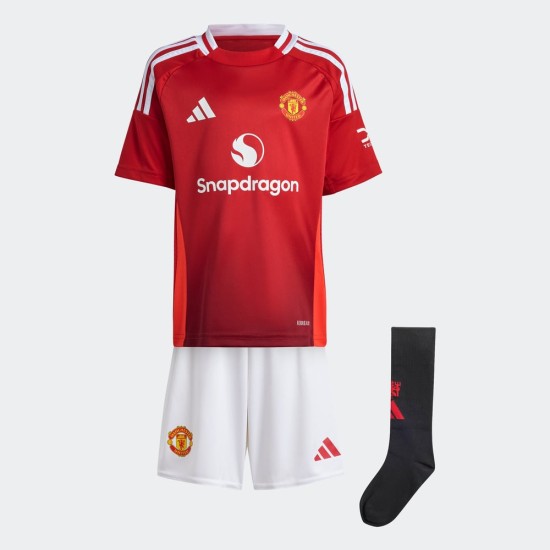 Kit de casa de niño Manchester United 2024/25 Kit de casa de niño Manchester United 2024/25
