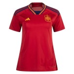 Camiseta Femenina España de Local Mundial 2022 Camiseta Femenina España de Local Mundial 2022