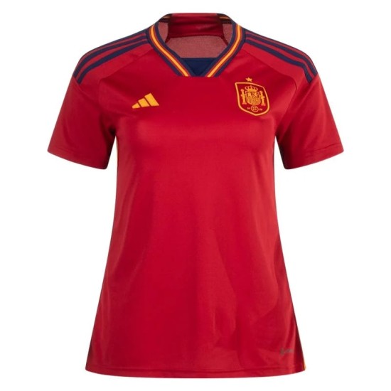 Camiseta Femenina España de Local Mundial 2022 Camiseta Femenina España de Local Mundial 2022