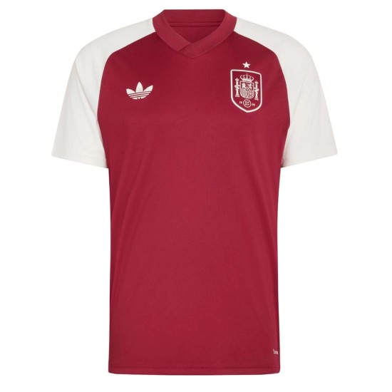 Camiseta de Entrenamiento Prepartido de la Copa Mundial 2026 de España Segunda Equipación para Hombre Camiseta de Entrenamiento Prepartido de la Copa Mundial 2026 de España Segunda Equipación para Hombre