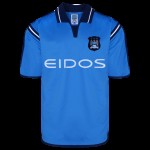 Camiseta Retro de Local Manchester City 2001 para Hombre