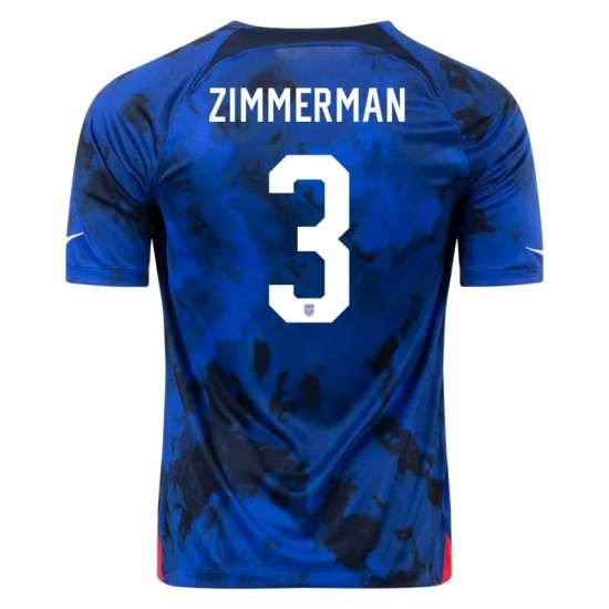 Walker Zimmerman #3 USMNT Camiseta de Visita Mundial 2022