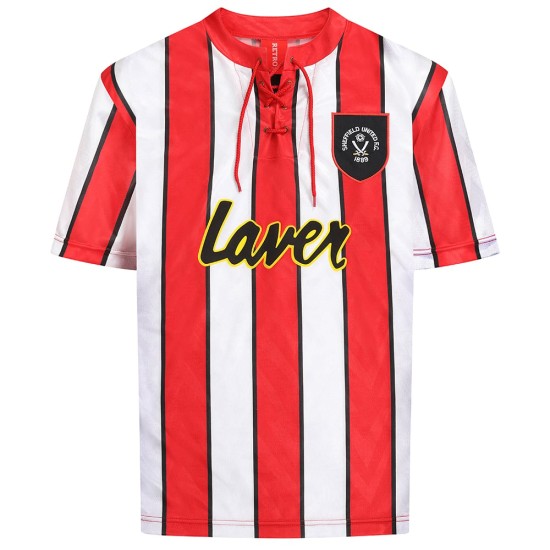 Camiseta retro de local del Sheffield United para niños 1992