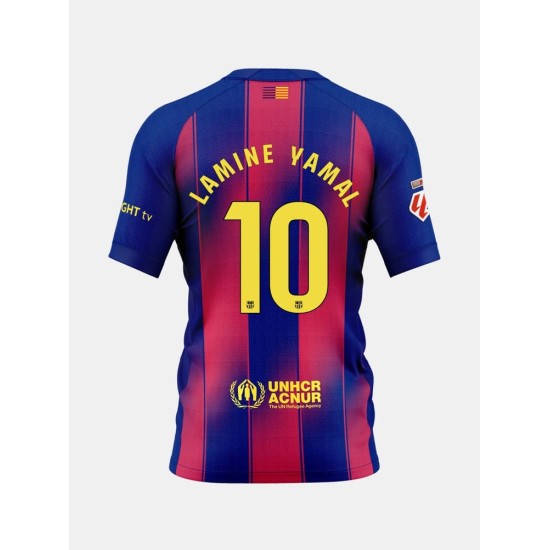 Camiseta de casa FC Barcelona x Ed Sheeran 2025/26 – LAMINE YAMAL #10 para hombre