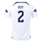 Sergino Dest #2 USMNT Camiseta de Local Mundial 2022 Sergino Dest #2 USMNT Camiseta de Local Mundial 2022