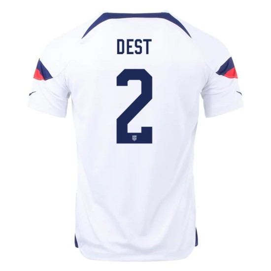 Sergino Dest #2 USMNT Camiseta de Local Mundial 2022 Sergino Dest #2 USMNT Camiseta de Local Mundial 2022