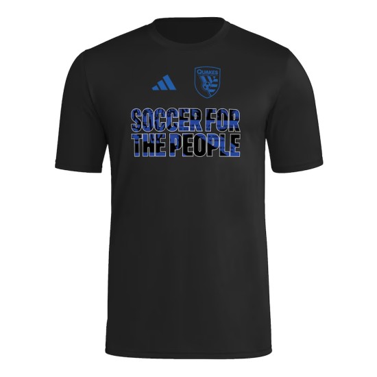 Camiseta Hombre San Jose Earthquakes 2025 Tercera Hook AEROREADY