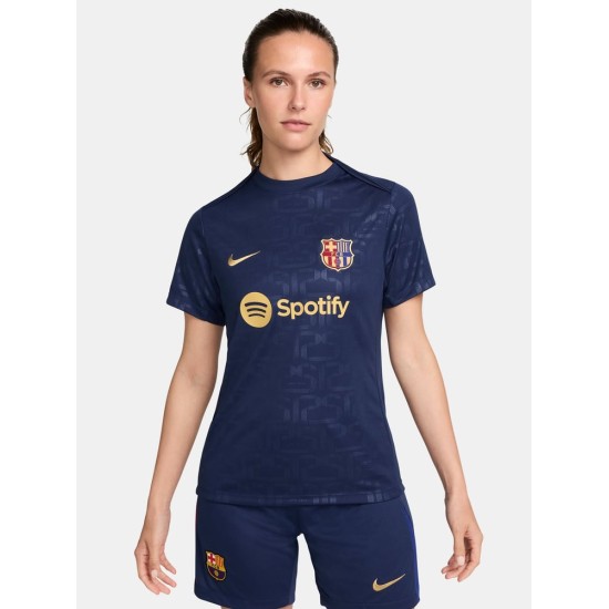 Camiseta de prematch de casa de mujer FC Barcelona 2024/25