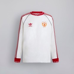 Camiseta Manga Larga Manchester United 1991 Away Retro Niño