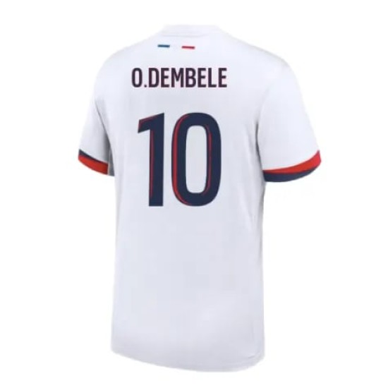 Camiseta de visitante O.DEMBELE PSG 2024/25 para mujeres Camiseta de visitante O.DEMBELE PSG 2024/25 para mujeres