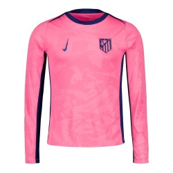 Camiseta de manga larga de prematch UEFA de tercera de hombre Atlético Madrid 2024/25