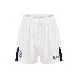 Pantalones cortos de casa para hombre Napoli 2024/25 - Blanco/Azul Marino