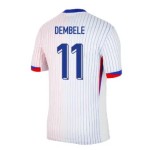 Camiseta de visitante O.DEMBELE Francia 2024/25 para hombres Camiseta de visitante O.DEMBELE Francia 2024/25 para hombres