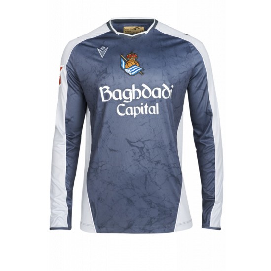 Camiseta visitante de manga larga 2025/26 de la Real Sociedad para hombre Camiseta visitante de manga larga 2025/26 de la Real Sociedad para hombre