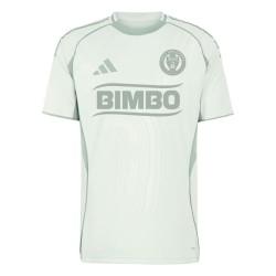 Camiseta infantil Philadelphia Union 2025 tercera pre partido - verde